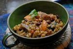 Photo: Wheat pilaf with lamb