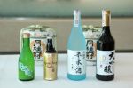 Τέσσερις διαφορετικοί τύποι σάκε της Gekkeikan, μιας από τις μεγαλύτερες εταιρείες παραγωγής σάκε της Ιαπωνίας, παρουσιάστηκαν στην εκδήλωση της Ιαπωνικής Πρεσβείας στην Αθήνα, photo: Κική Τριανταφύλλη