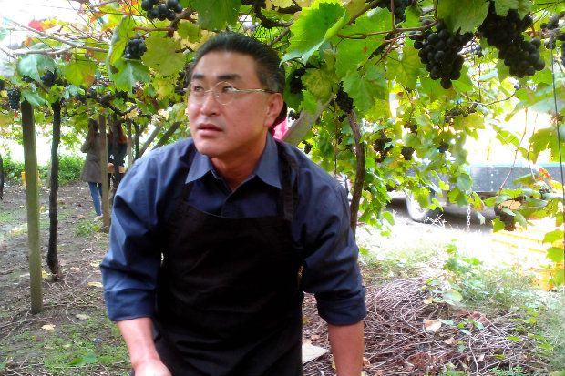 Ο καθηγητής οινολογίας Τσεν Τσιεν Χάο παράγει στην Ταϊβάν κρασί που βραβεύτηκε στο Concours Mondial de Bruxelles [Του κόσμου τα παράξενα κρασιά]