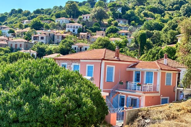 Το σπίτι της Ιωάννας Σταμούλου στο Προμύρι (photo: Κική Τριανταφύλλη)